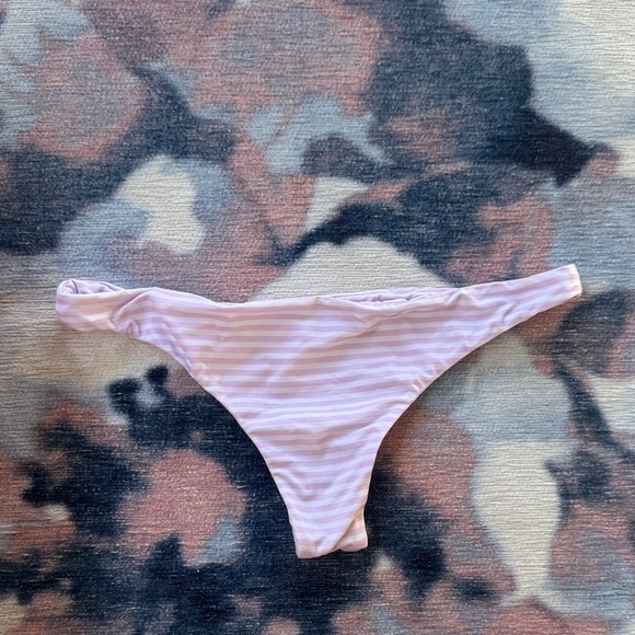 Mai Underwear Other - Mai Underwear Pink and White Striped Bikini Bottom